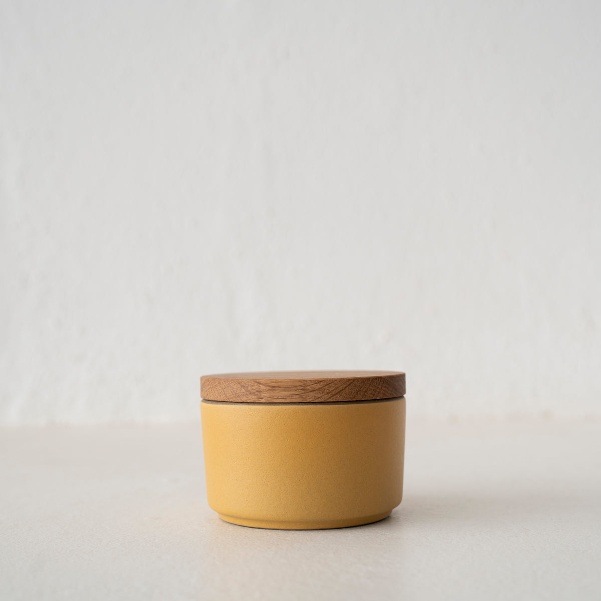Heath Mini Container with White Oak Lid - Sunflower