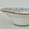 Spako Gold Speckled Floral Deep Bowl