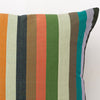 Forest Stripe Square Cotton Pillow 24"x24"