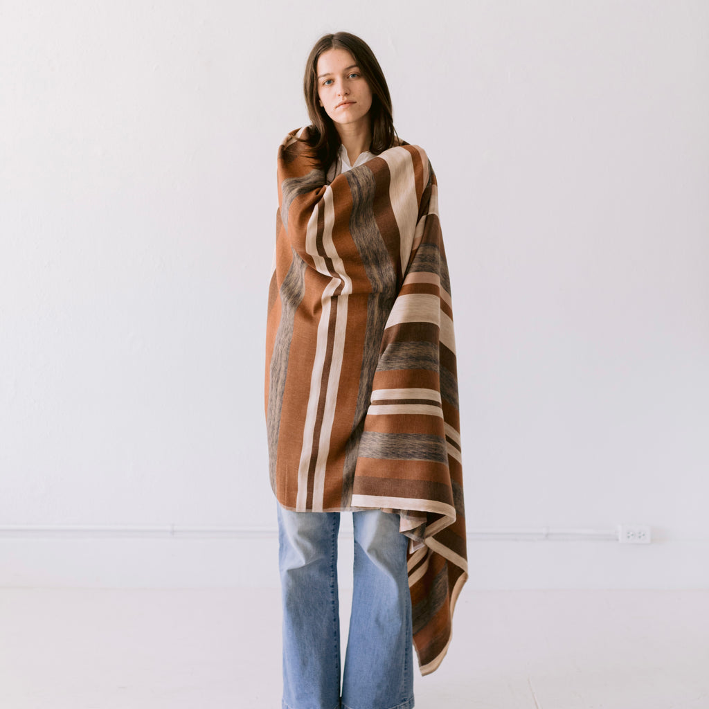今季　新品 R&D.M.Co- BROWN BEARS GAUZE SHAWL 今季新品 R&D.M.Co- BROWN BEARS GAUZE SHAWL
