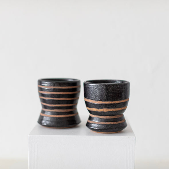 Dina Chalice Tumbler in Granite with Stripes