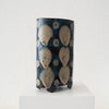 Jo Ann Williams Footed Polka Dot Vase - White and Brown Petal