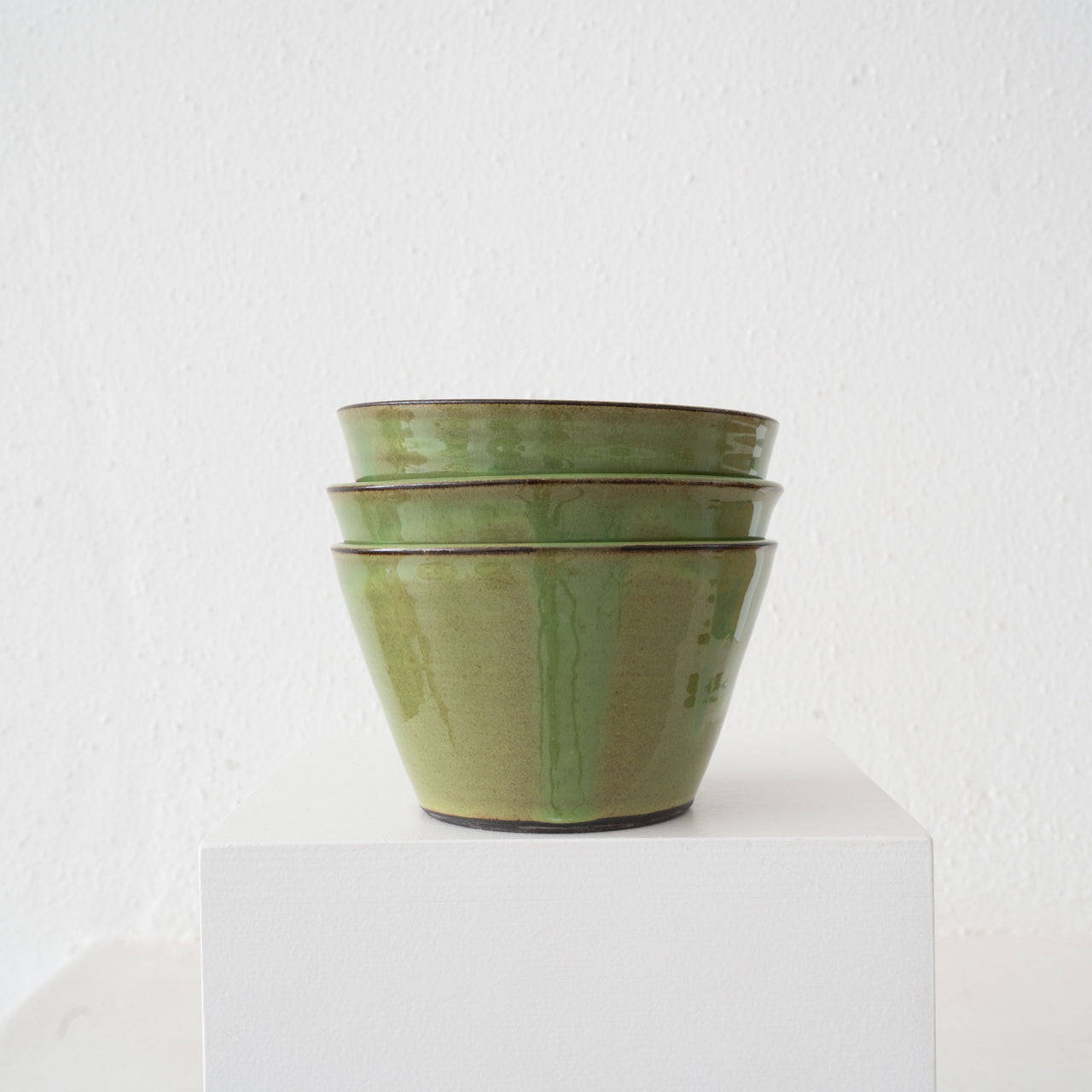 Eric Bonnin Kam Ice Cream Bowl: Green