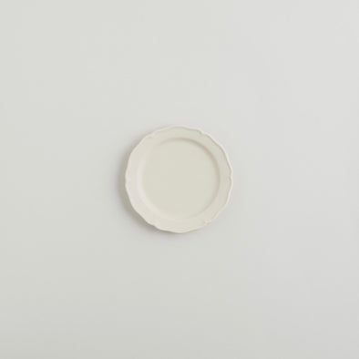 R+D LAB Festone Flat Bread Plate - Almond
