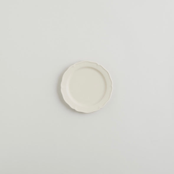 R+D LAB Festone Flat Bread Plate - Almond