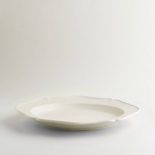 R+D LAB Festone Oval Serving Plate - Almond