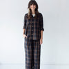Nicholson & Nicholson Hakama-W Pants- Brown and Black Plaid