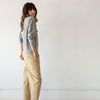 Nicholson & Nicholson Ginny V-Neck Sweater: Grey