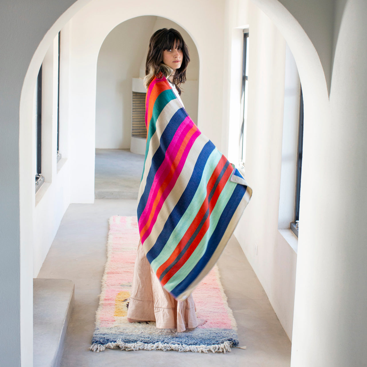 Desert Shawl - Indigo