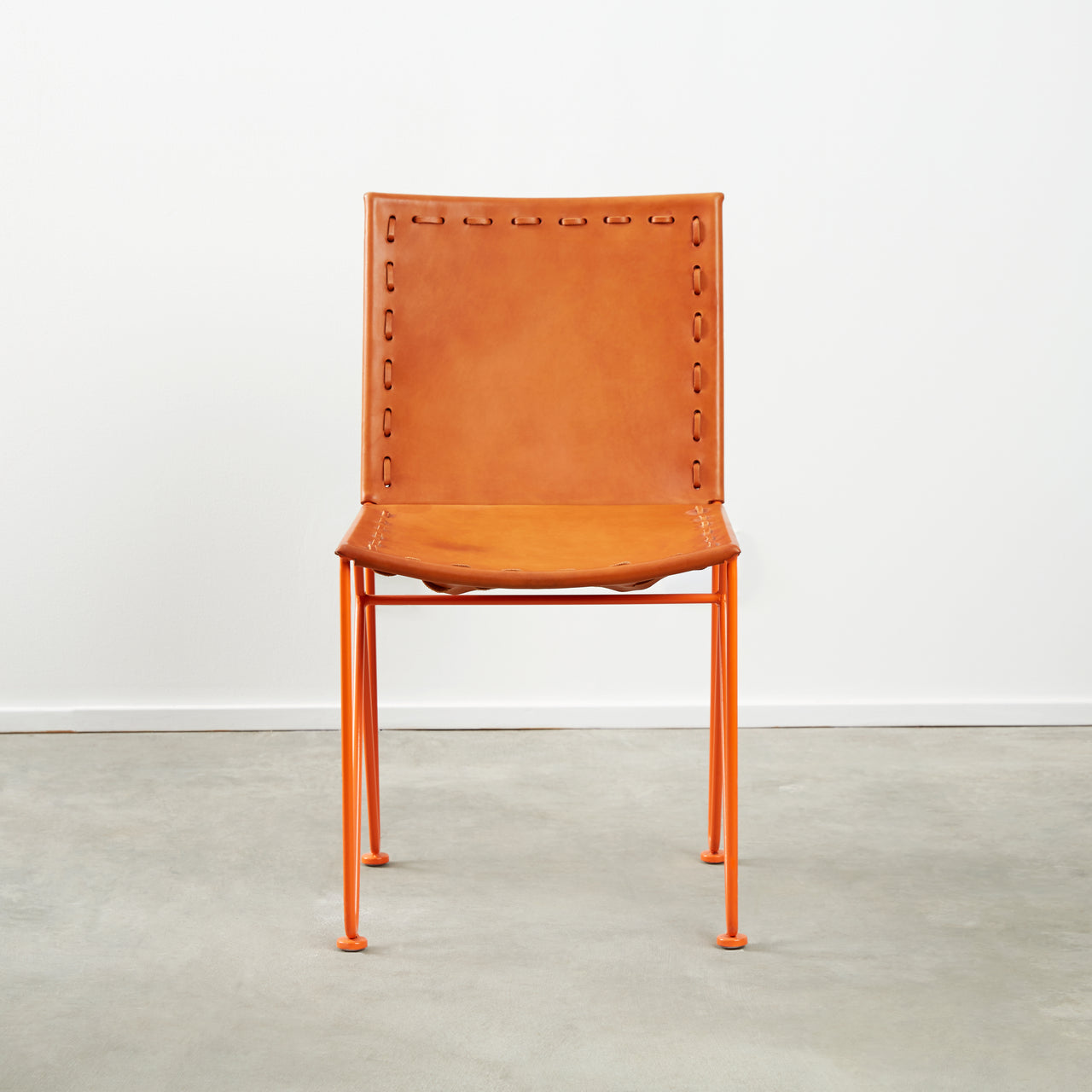 Saddle Leather Dining Chair