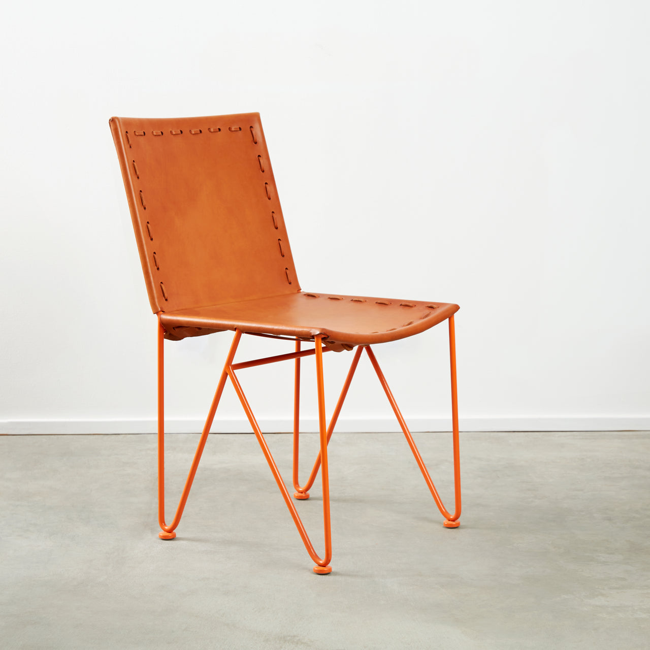 Saddle Leather Dining Chair