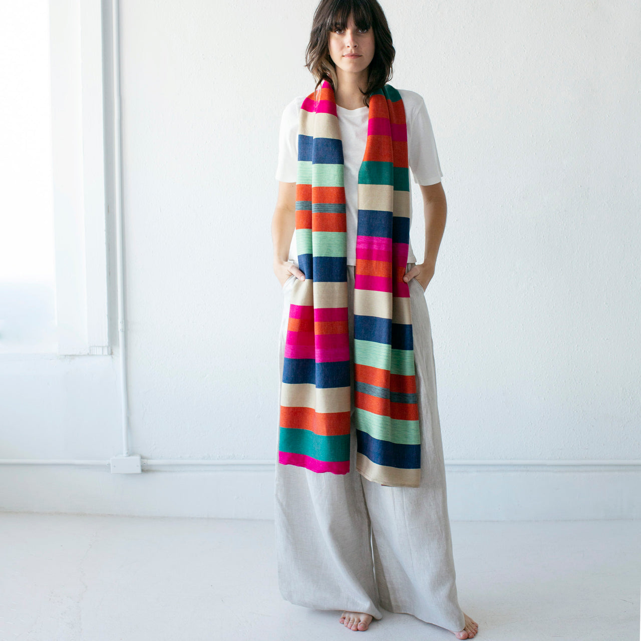Desert Scarf - Indigo