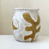 Vivian Pastor Thistle + Palm Vase: White