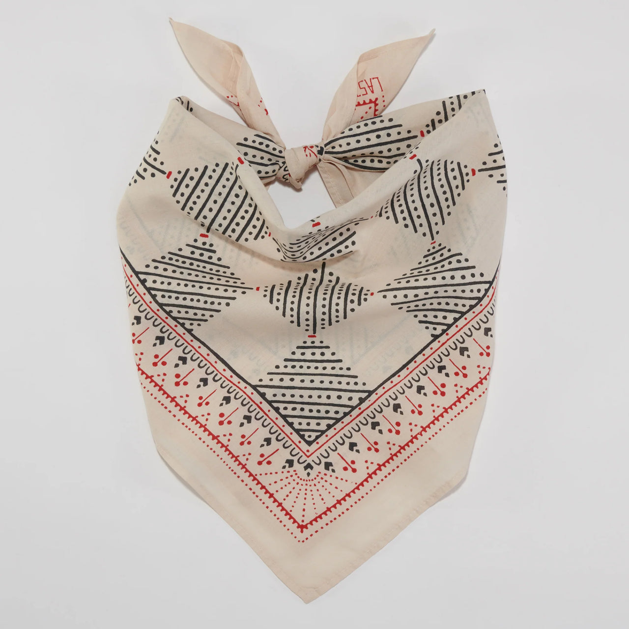 LCT Cotton Checker Bandana | Sand