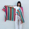 Desert Linen Shawl - Indigo