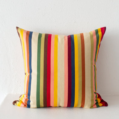 Earth Stripe Square Pillow 26" x 26"