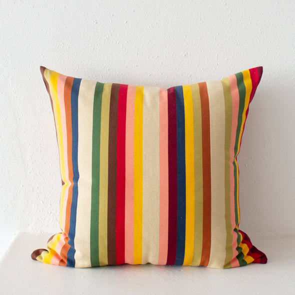 Earth Stripe Square Pillow 26" x 26"