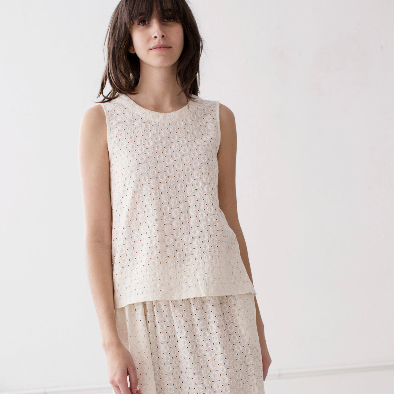 Proche Uma Embroidered Reversible Top