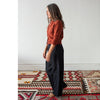Proche Double Button Cardigan- Spice