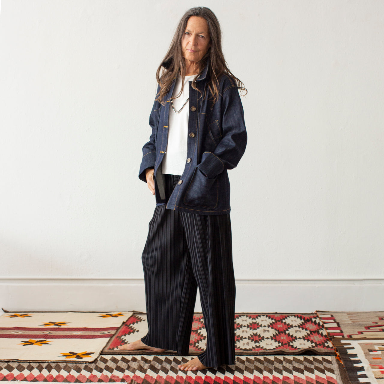 Proche Pleated Pull-on Sadie Pant - Black