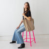 Garza Marfa Sage Stripe Tote