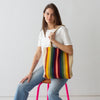 Garza Marfa Earth Spectrum Stripe Tote