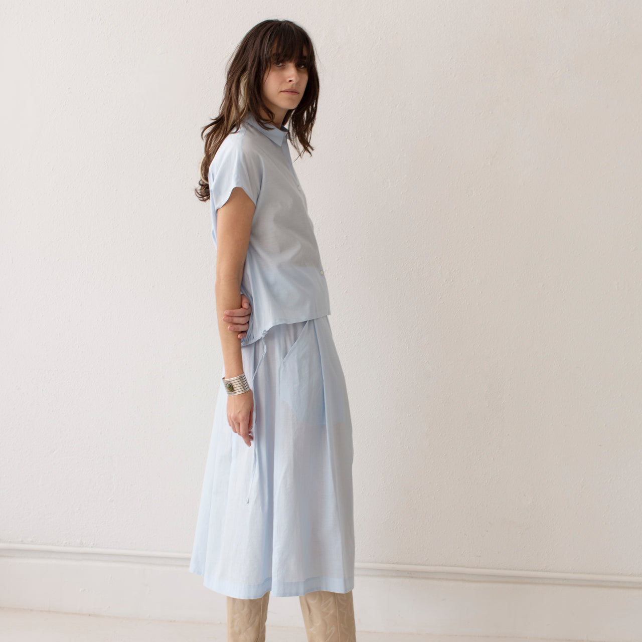 Nicholson & Nicholson - Tender Shirt - Sax Blue