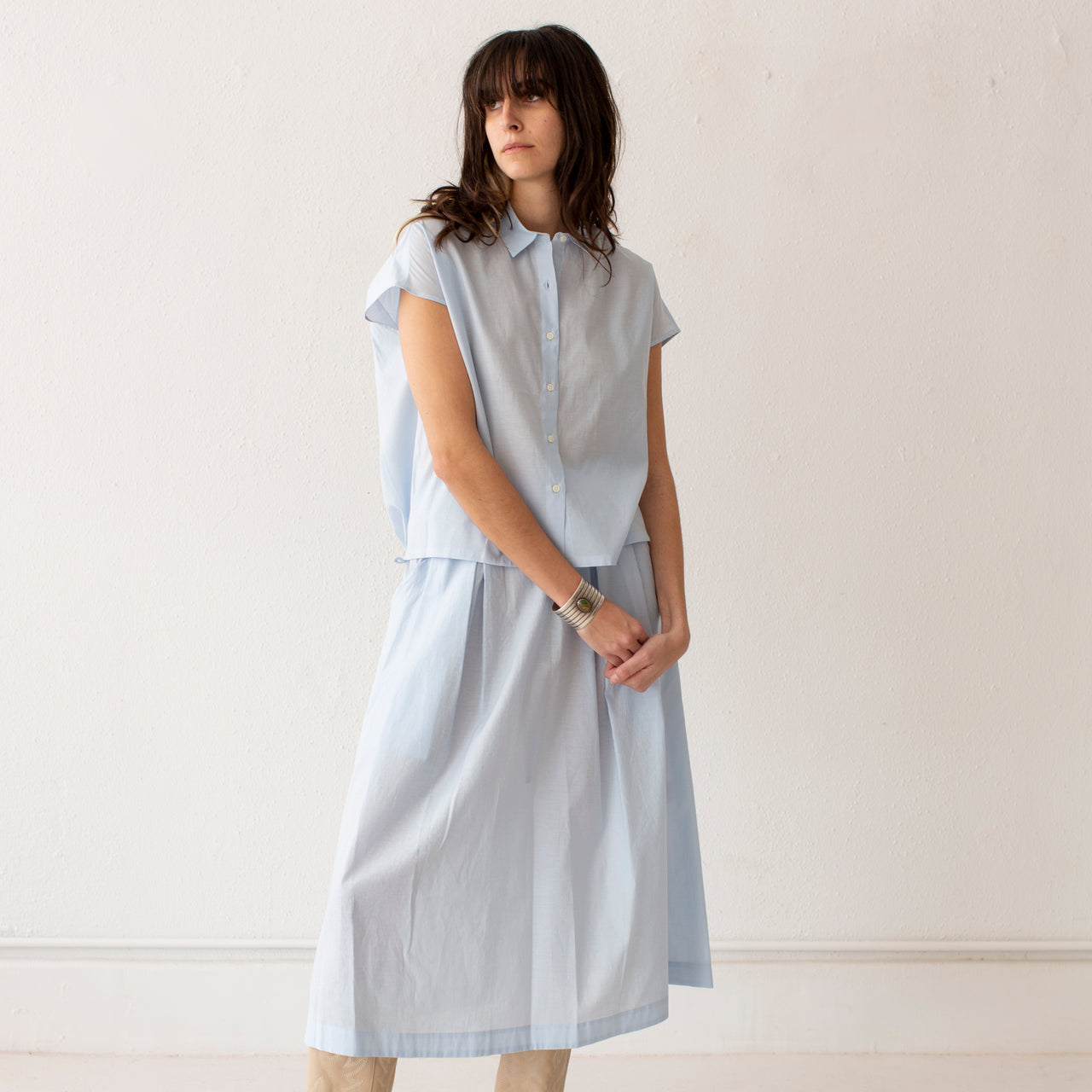 Nicholson & Nicholson - Tender Shirt - Sax Blue