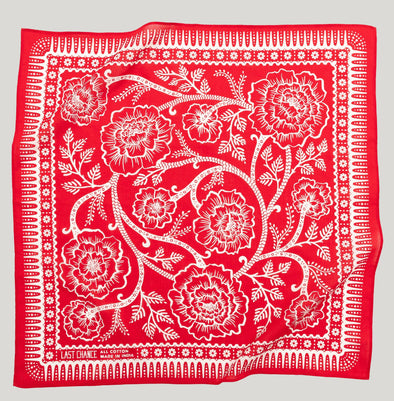 LCT Cotton Ramble Bandana | Red Hot