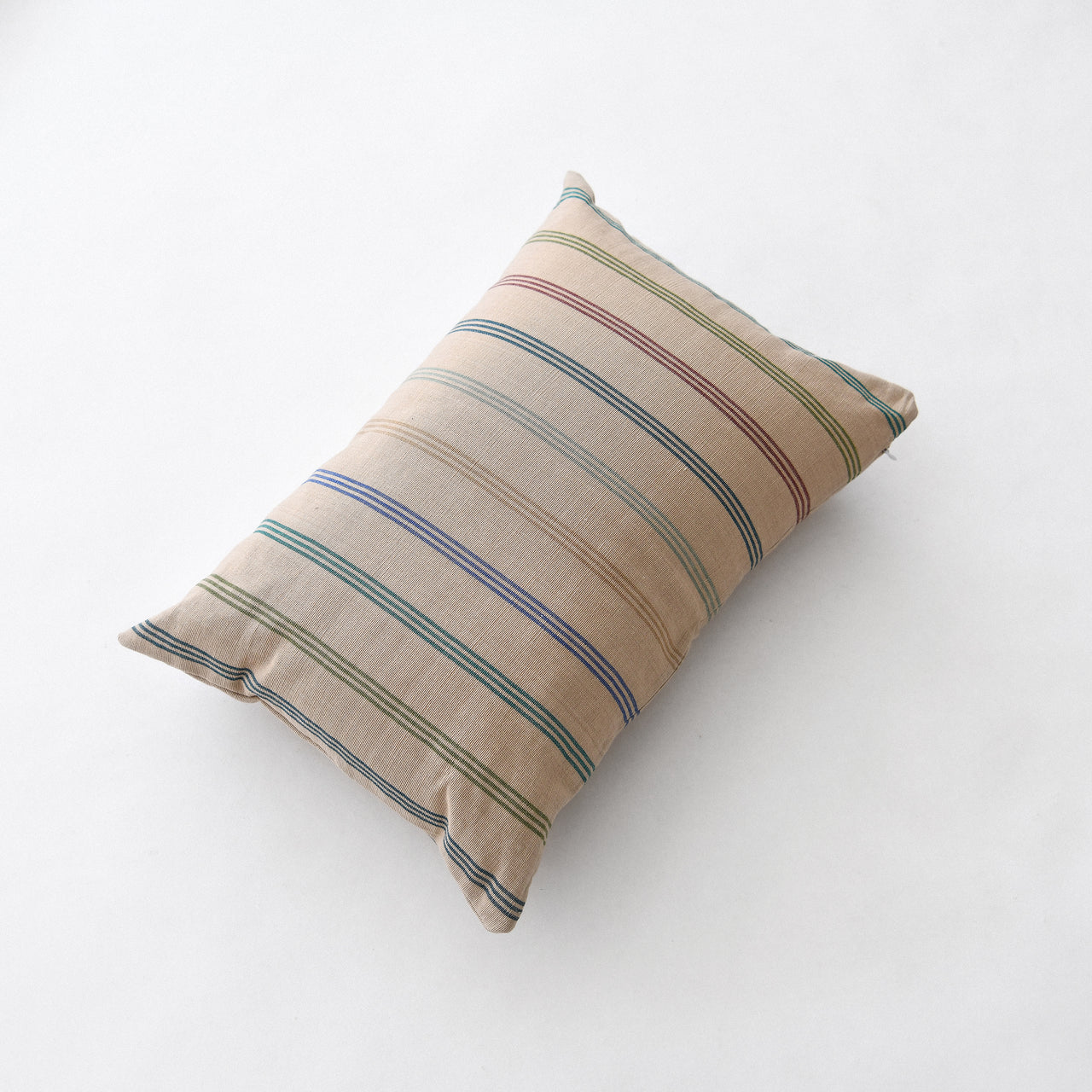 Garza Marfa Cotton 14" x 20" Pillow: Sage Stripe