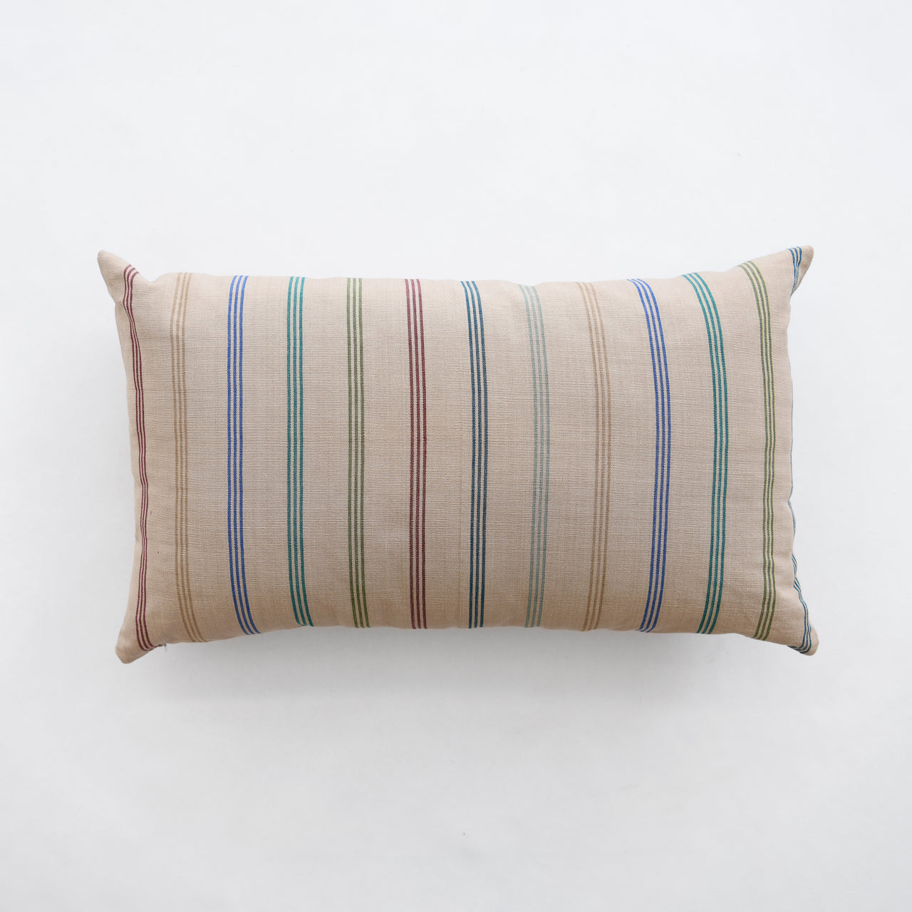 Garza Marfa Bolster Pillow - 16" x 26":  Sage Stripe