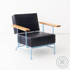 Saddle Leather Boxy Armchair Chairs