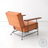 Saddle Leather Boxy Armchair Chairs