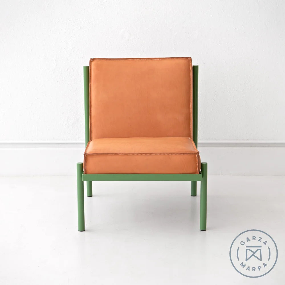 Saddle Leather Four Post Chair Chairs