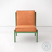 Saddle Leather Four Post Chair Chairs