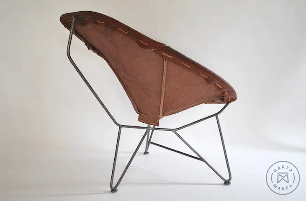 Saddle Leather Oval Chair Chairs