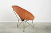 Saddle Leather Oval Chair Chairs
