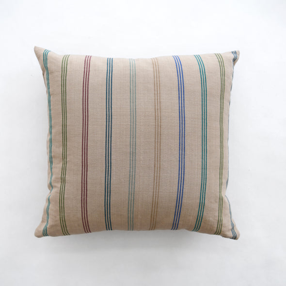 Sage Stripe Square Pillow - 20" x 20"