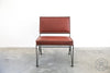 Upholstered Saddle Leather Lounge Chair Chairs