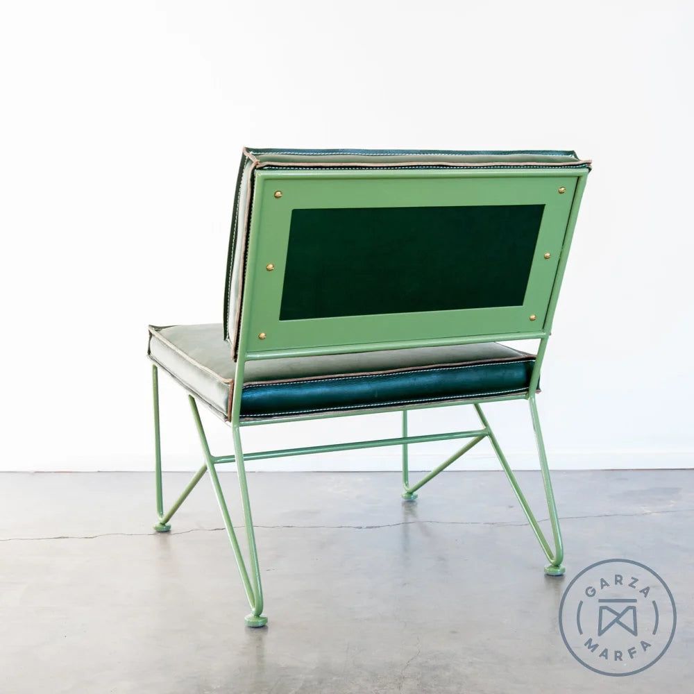 Upholstered Saddle Leather Lounge Chair Chairs