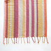 Linen / Cotton Burgundy Stripe Hand Towel