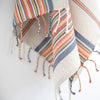 Linen / Cotton Multi Stripe Hand Towel