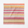 Linen / Cotton Burgundy Stripe Napkins, Set of 4