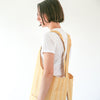 Linen / Cotton Small Ticking Crossback Apron