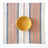 Linen / Cotton Dish Towel Multi Stripe Napkins, Set of 4