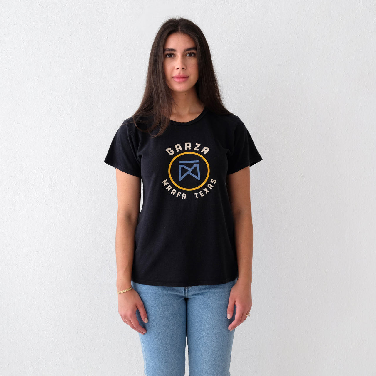 Garza Marfa Jungmaven - Black Logo Womens Tee