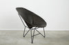 Saddle Leather Oval Chair