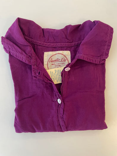 Auntie Oti Button Shirt:  Dhalia