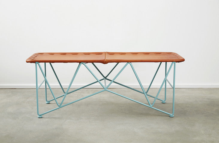 Saddle Leather Bench