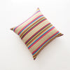 Cranberry Stripe Square Pillow